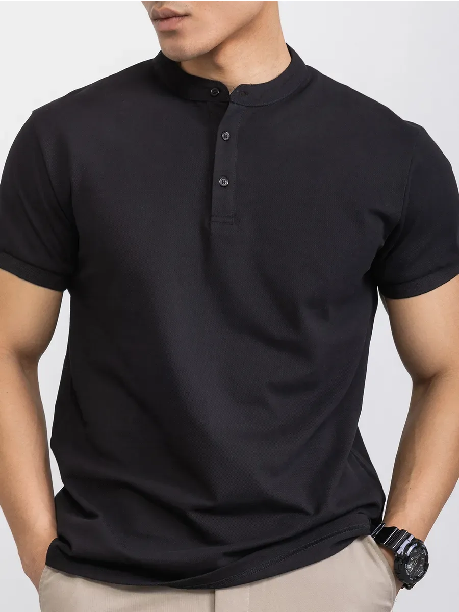 Футболка поло с коротким рукавом хлопок