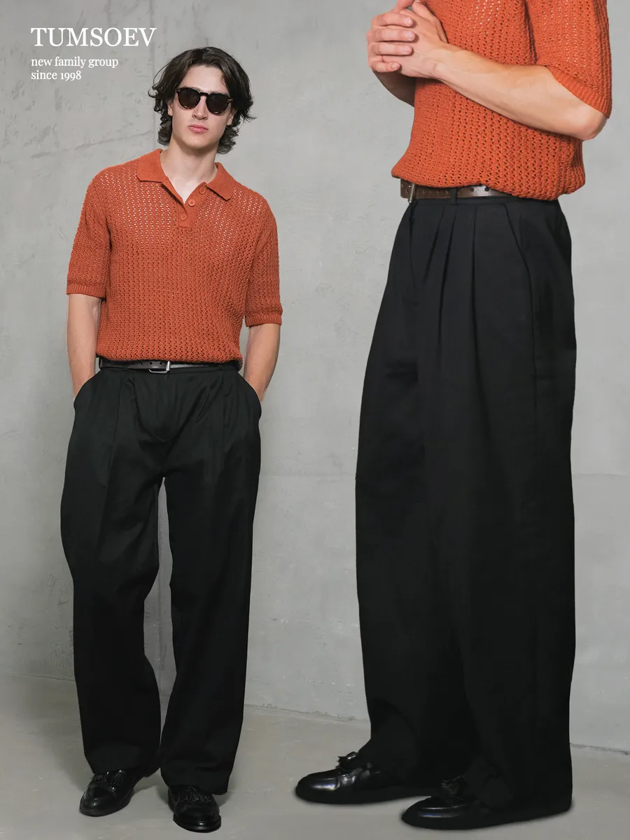 Широкие оверсайз прямые брюки штаны