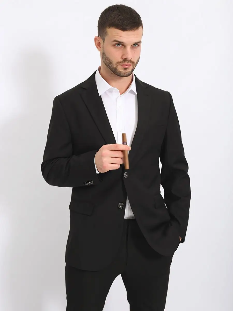 Пиджак классический черный
