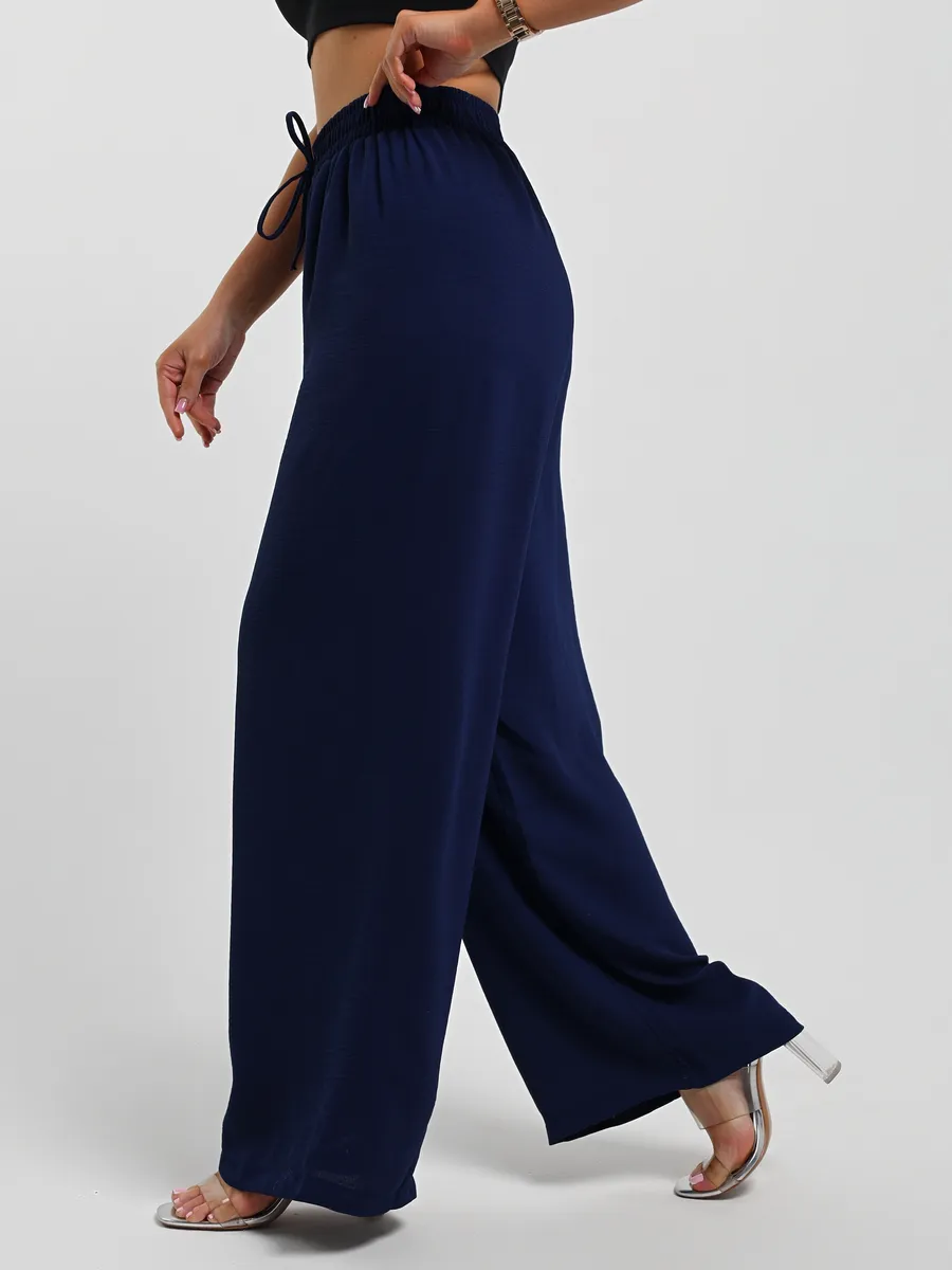 Брюки широкие летние палаццо школьные на 1 сентября