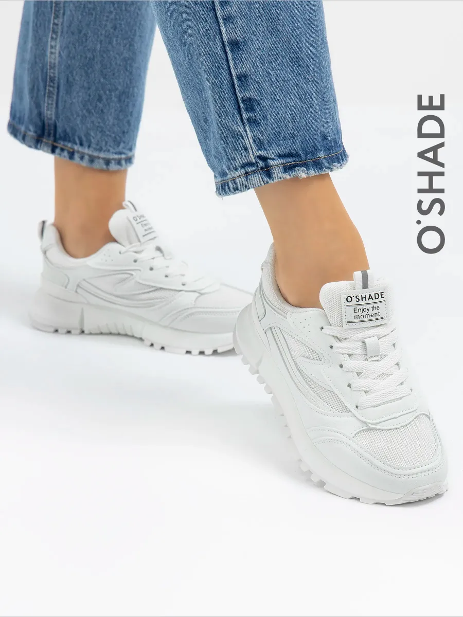 Кроссовки белые женские