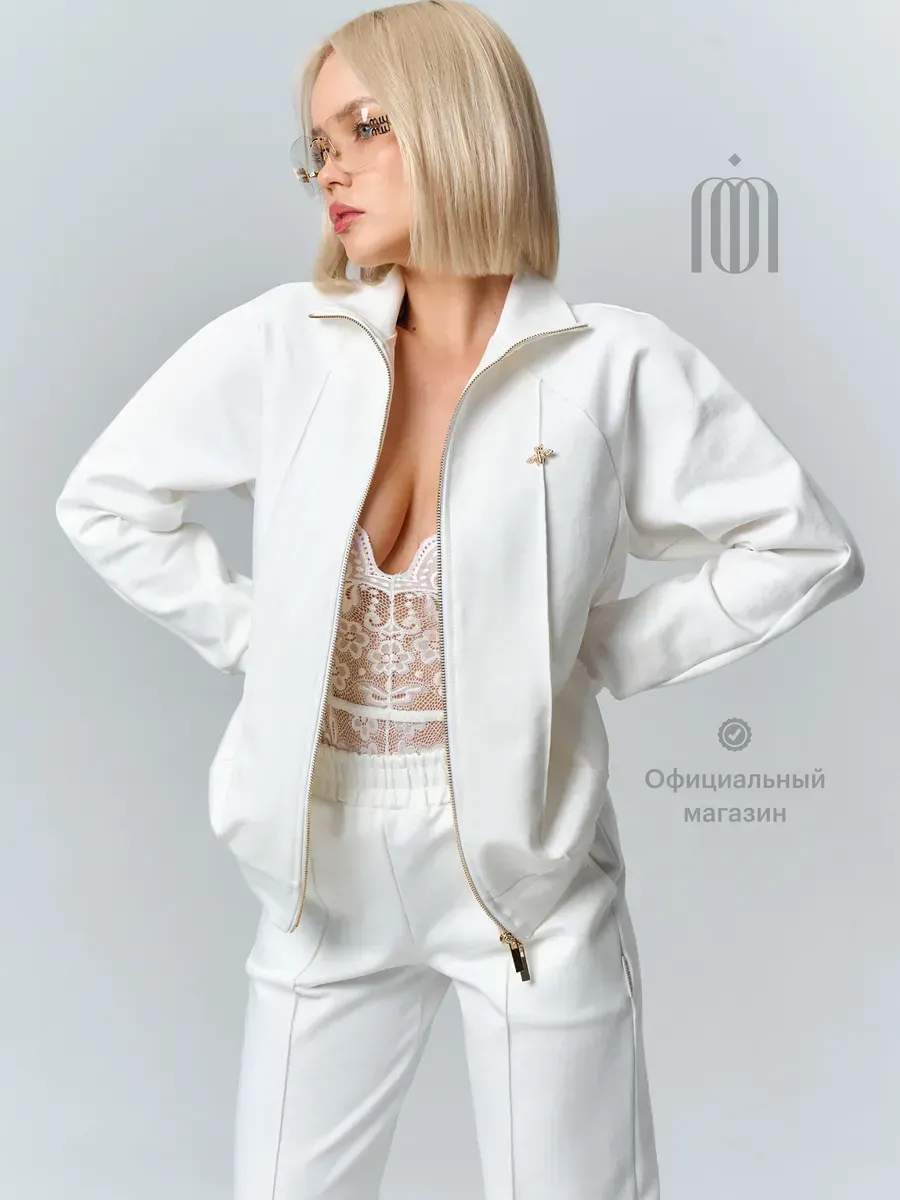 Спортивный костюм брючный на молнии