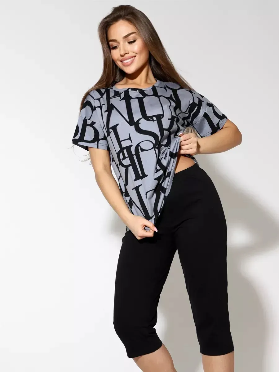 Костюм домашний теплый с бриджами