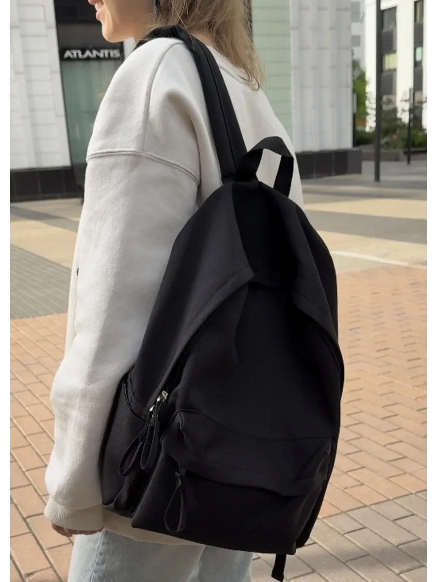 Рюкзак школьный черный