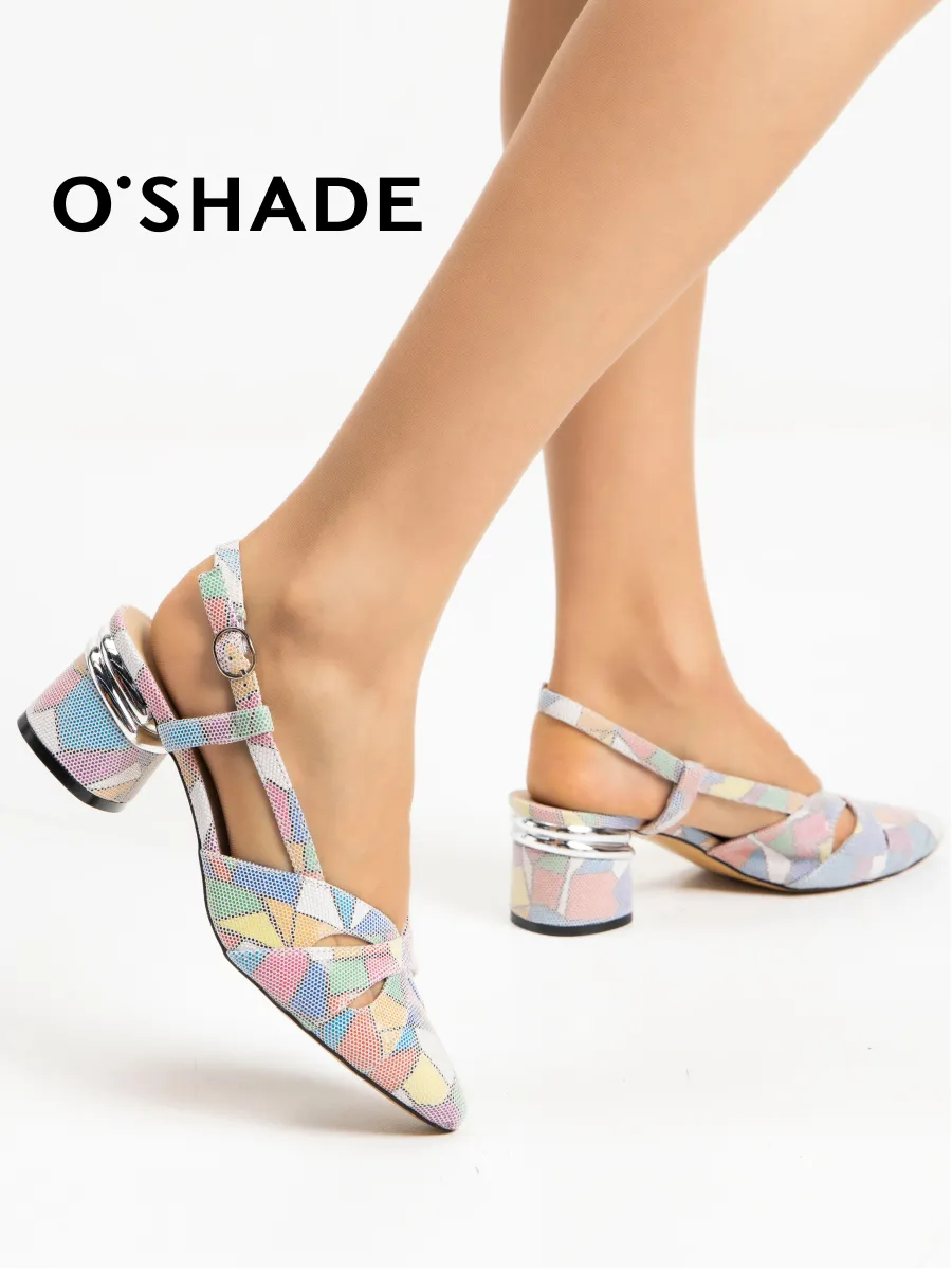 Туфли с открытой пяткой