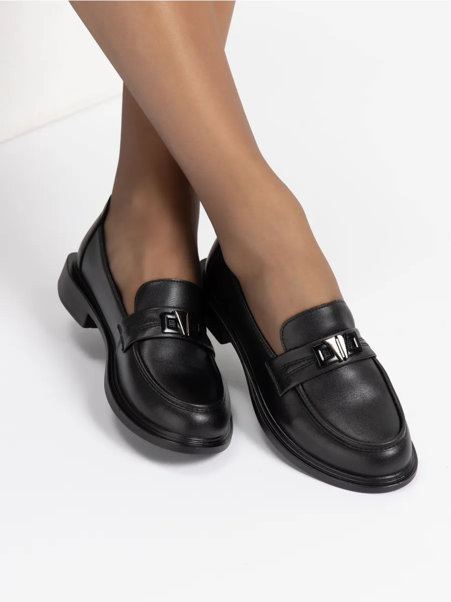 Лоферы женские натуральная кожа