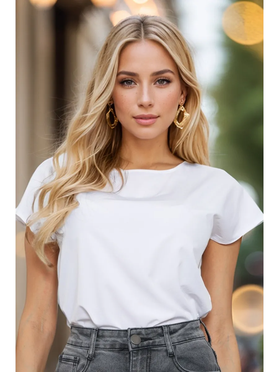 Офисная базовая блузка