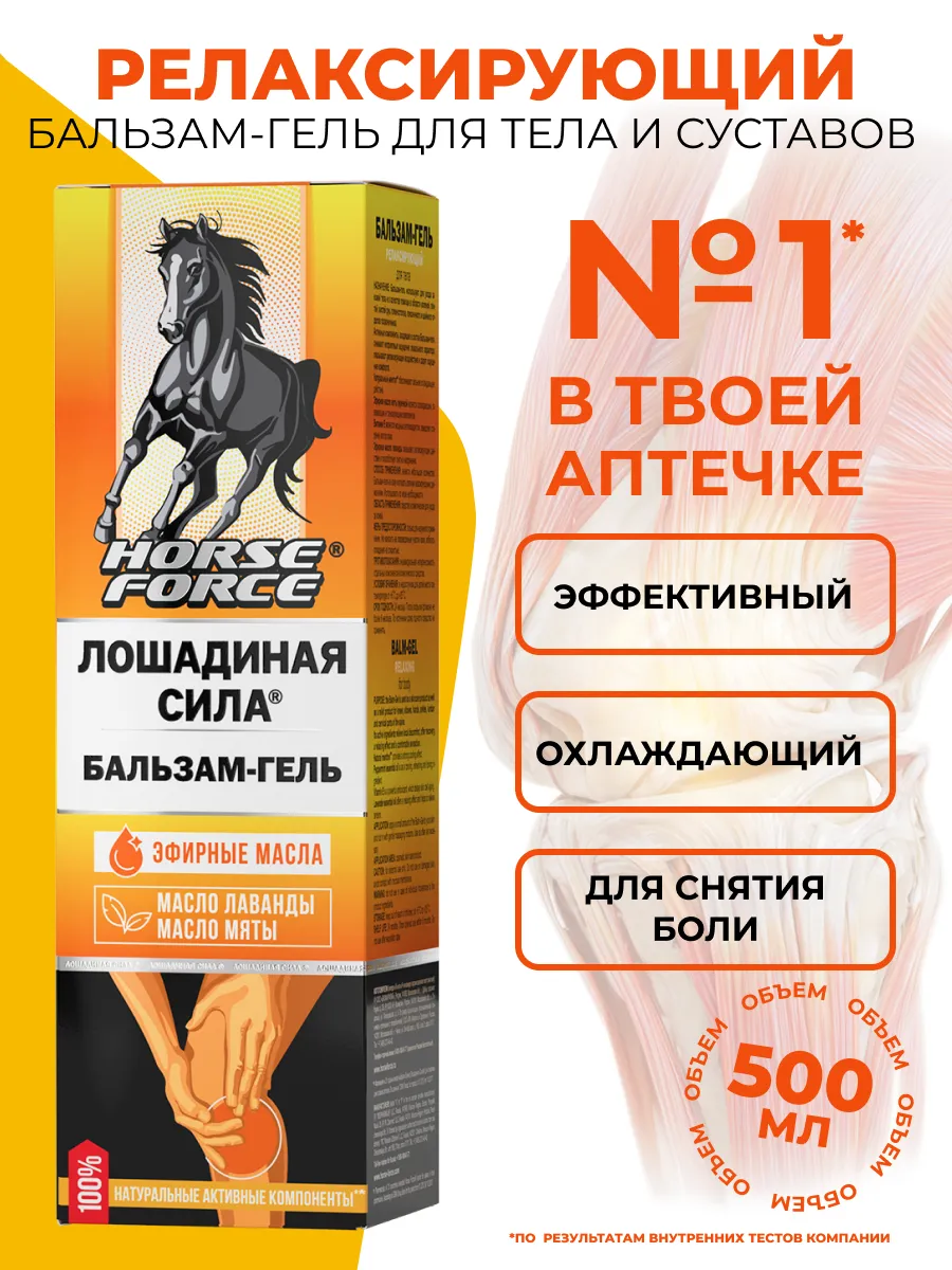 Обезболивающий крем гель для суставов, мазь от боли 500мл