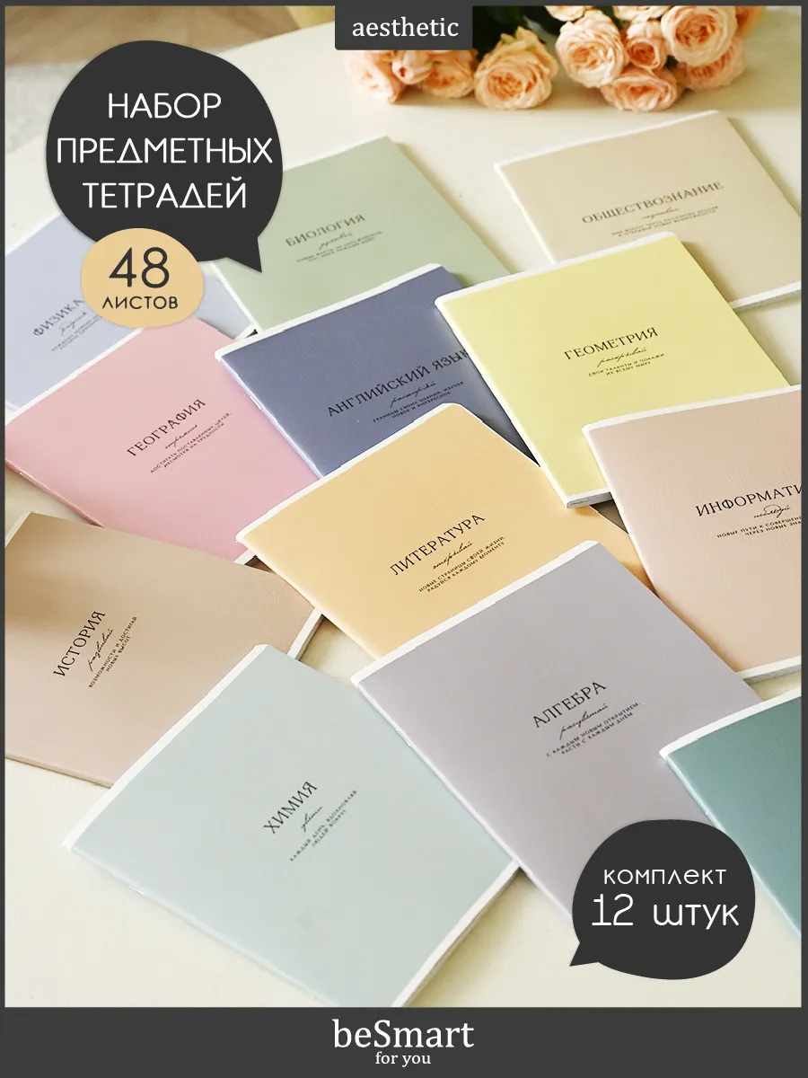 Предметные тетради набор 48 листов