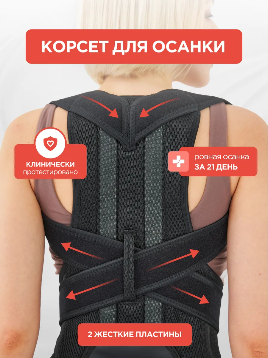 Корсет для осанки спины грудопоясничный