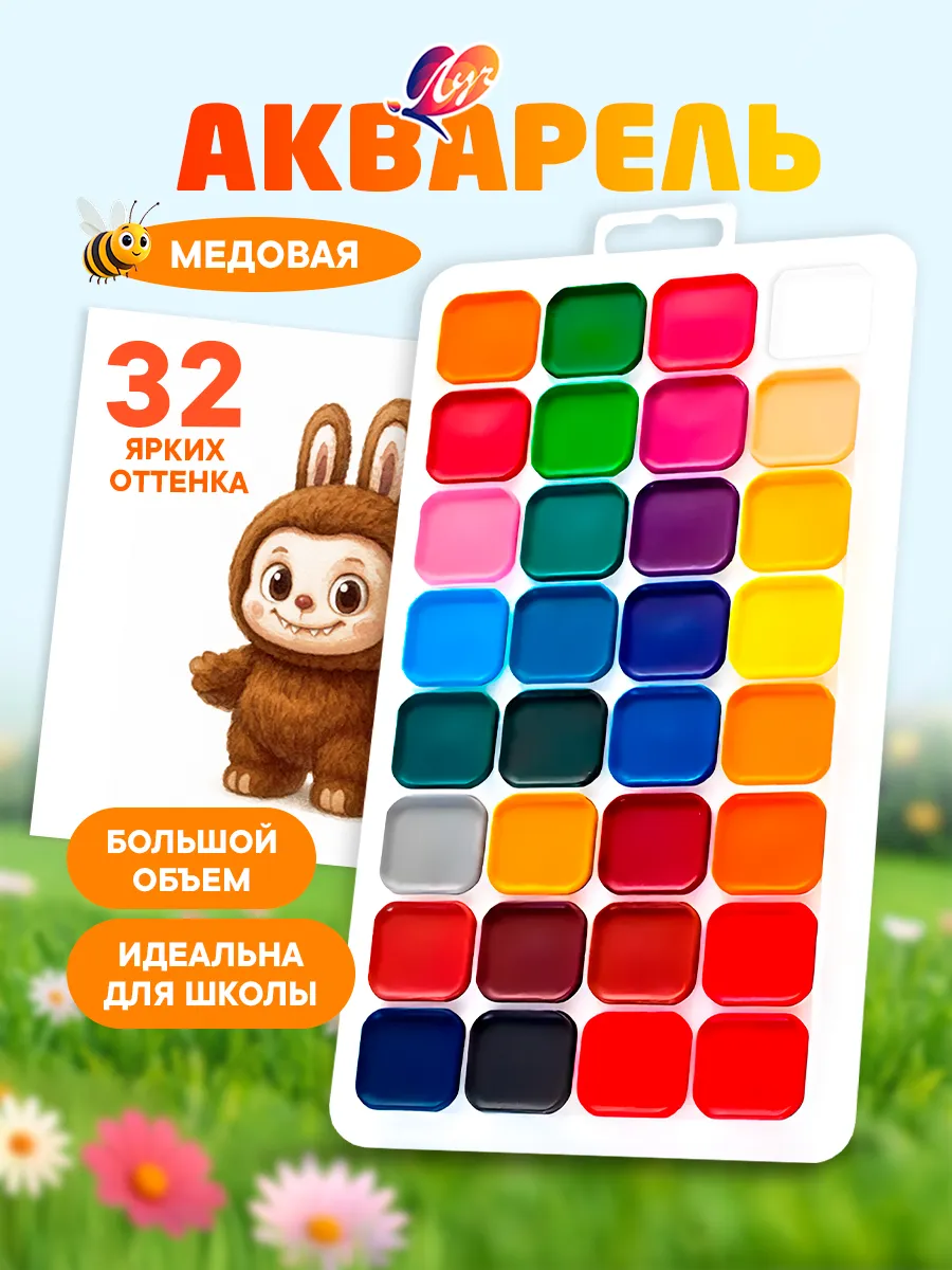 Краски для рисования акварель