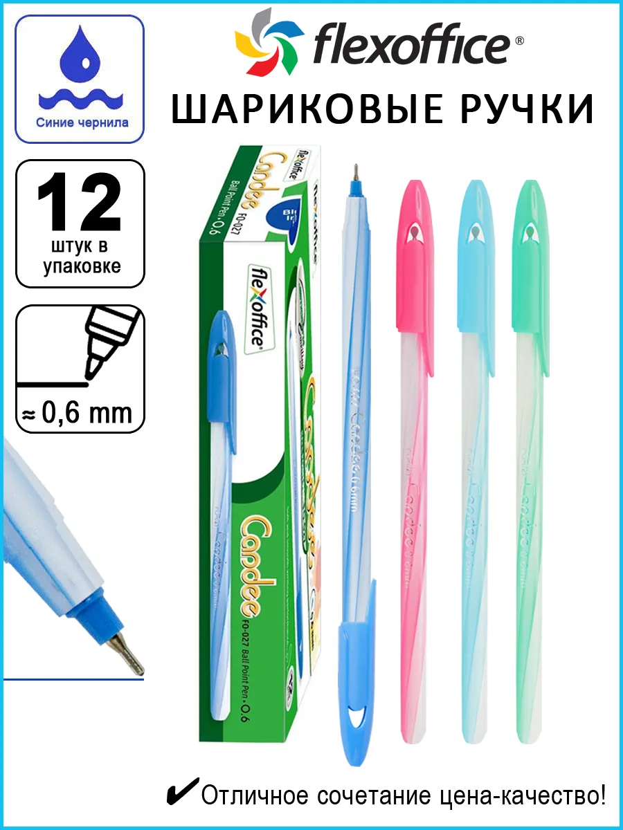 Ручки шариковые CANDEE