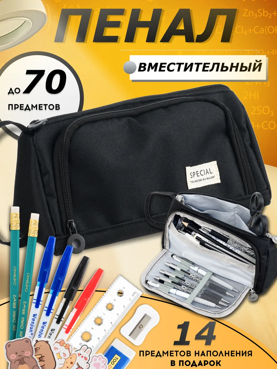 Пенал школьный подростковый