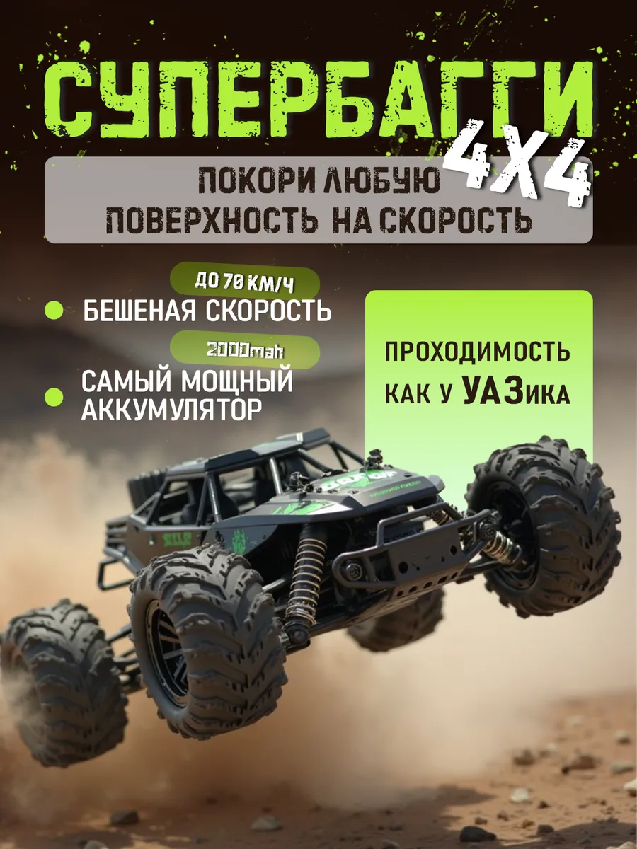 Машинка на пульте управления багги