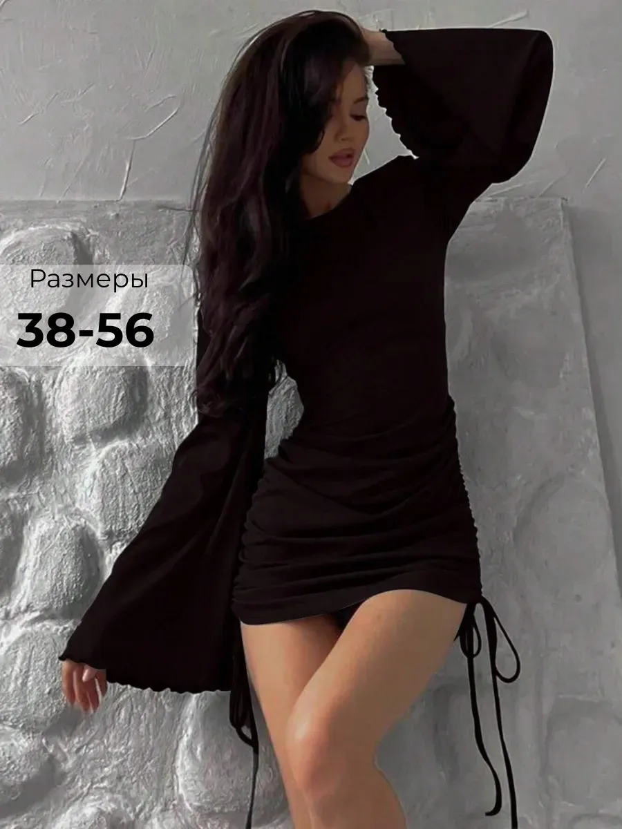 Короткое Y2 K платье вечернее