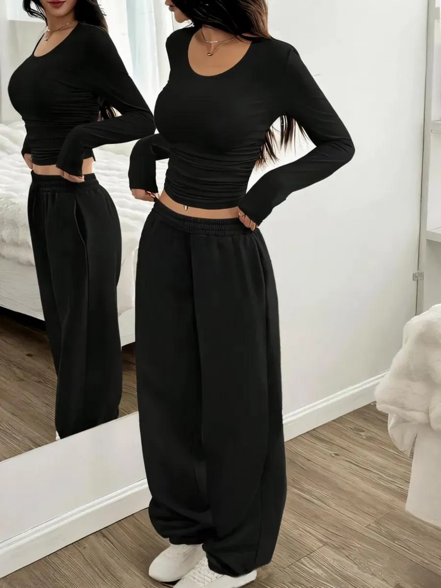 Широкие спортивные штаны джоггеры багги