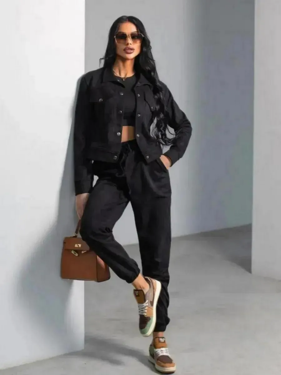 Костюм брючный осенний двойка