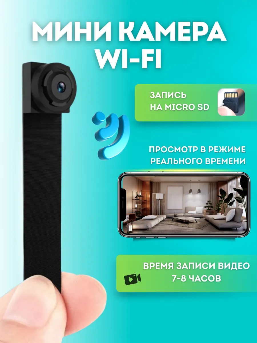 Самая маленькая мини видеокамера c WI- FI