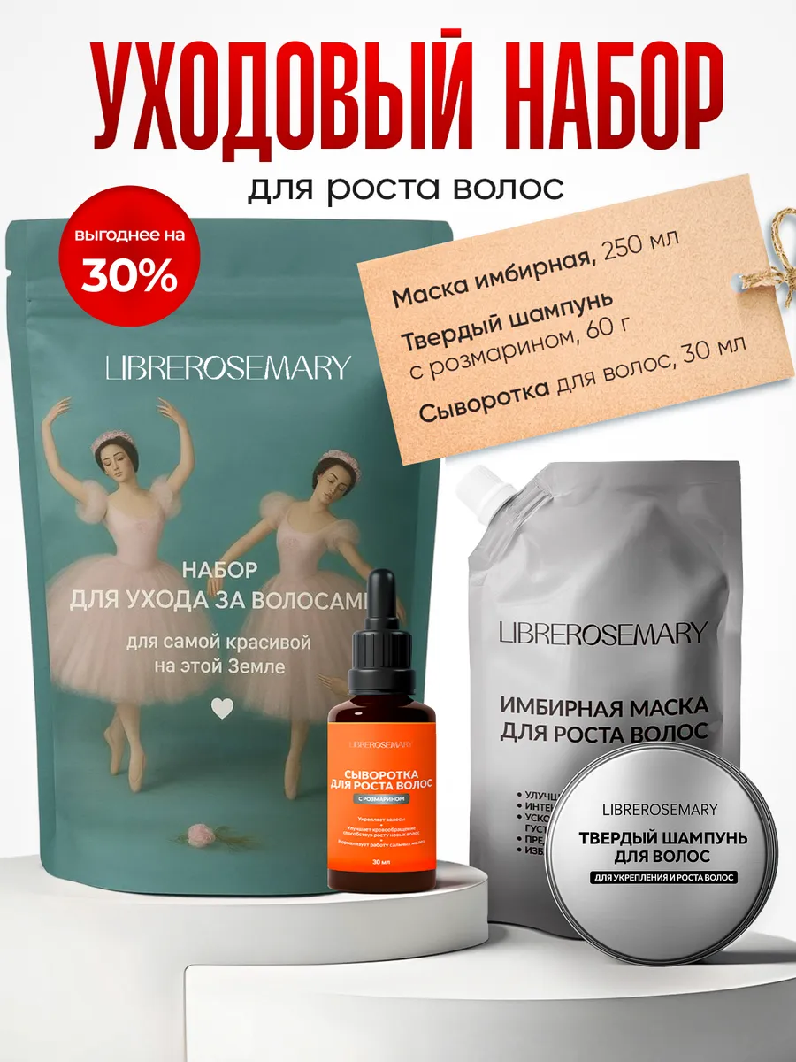 Косметический подарочный набор для роста волос