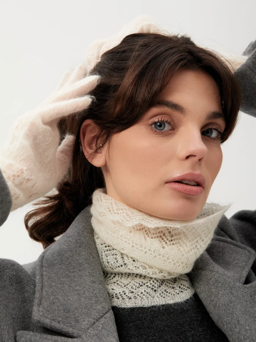 Снуд ажурный