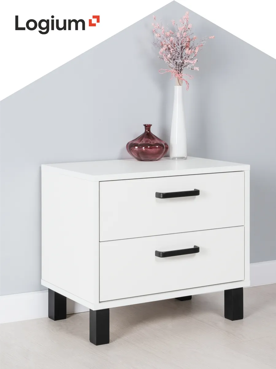 Прикроватная тумба белая в спальню