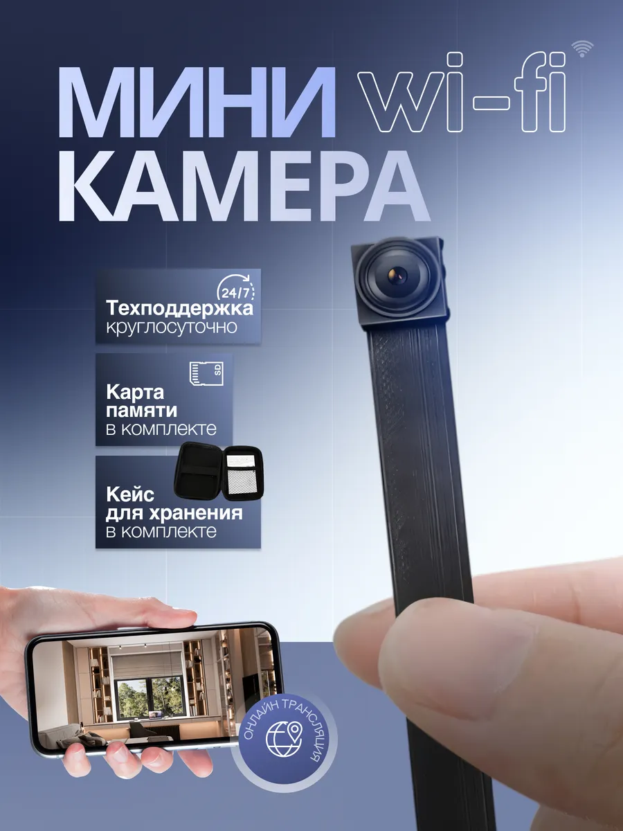 Мини камера видеонаблюдения