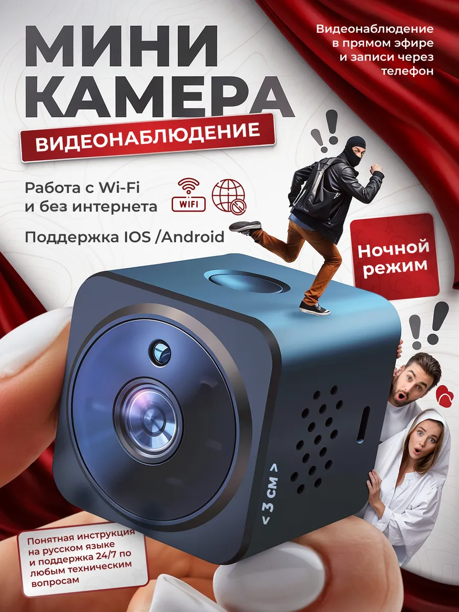 Мини камера видеонаблюдения Wi- Fi
