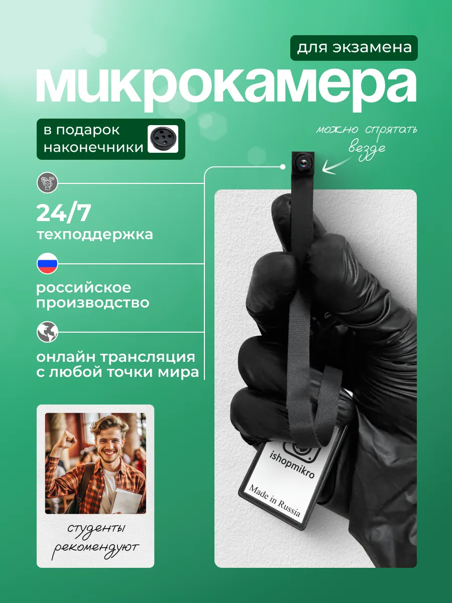 Мини камера видеонаблюдения