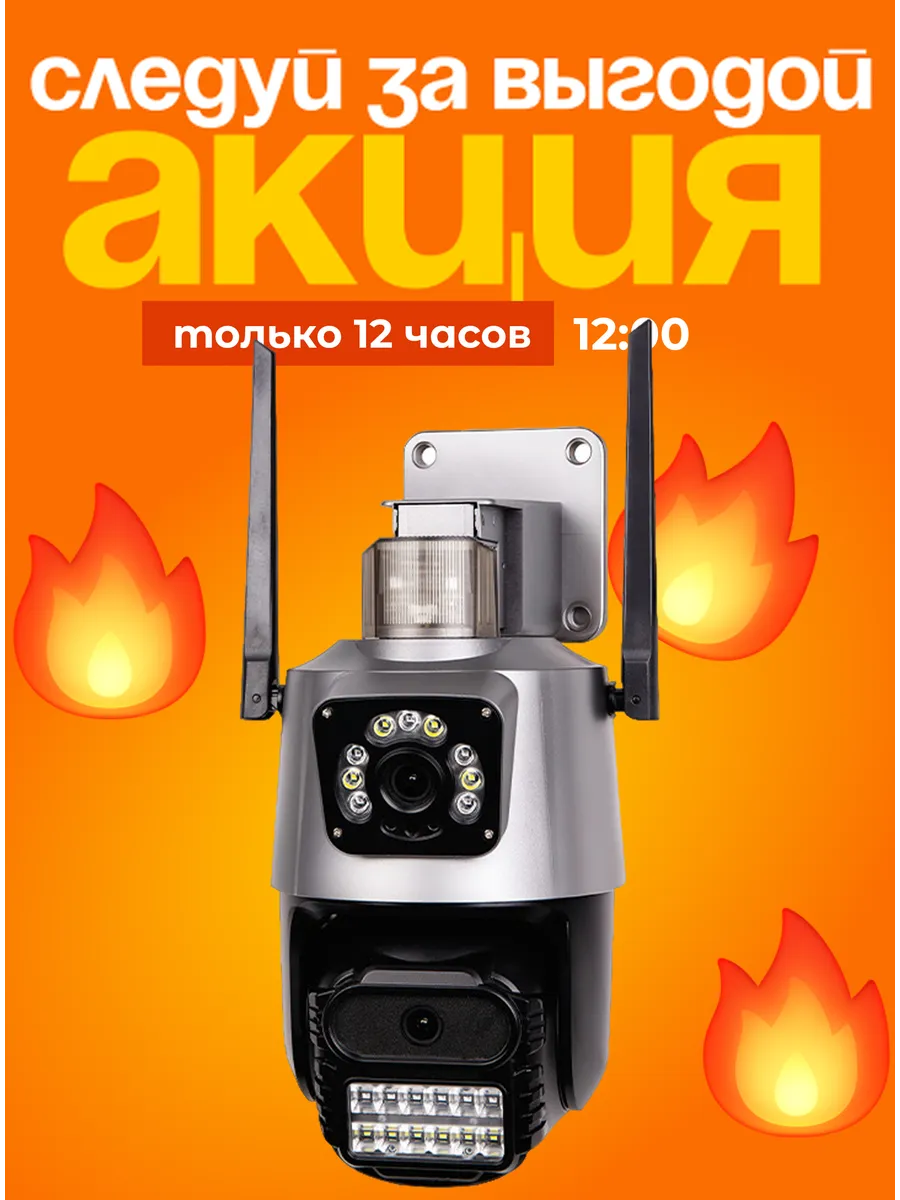 Камера видеонаблюдения уличная wi-fi для дома