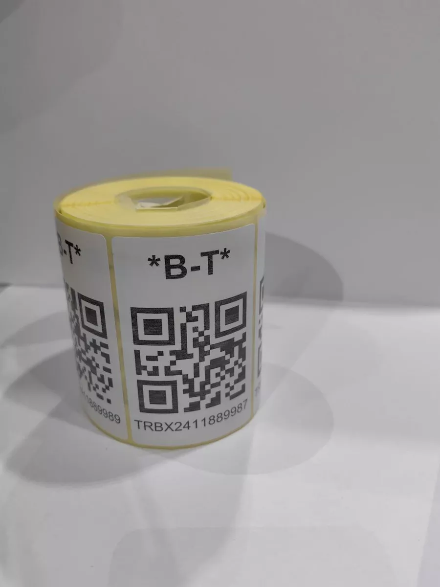 этикетка возвратная QR