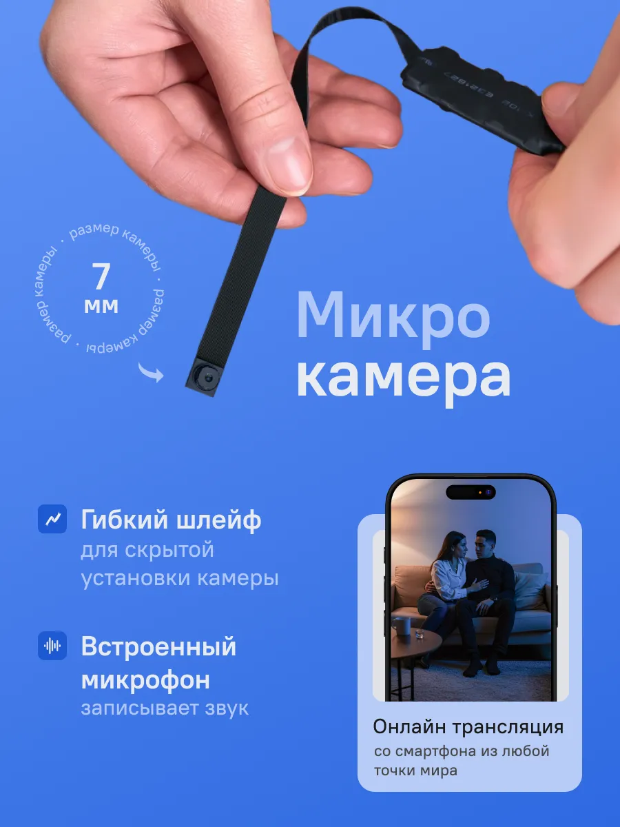 Камера видеонаблюдения для дома 1080 wi-fi