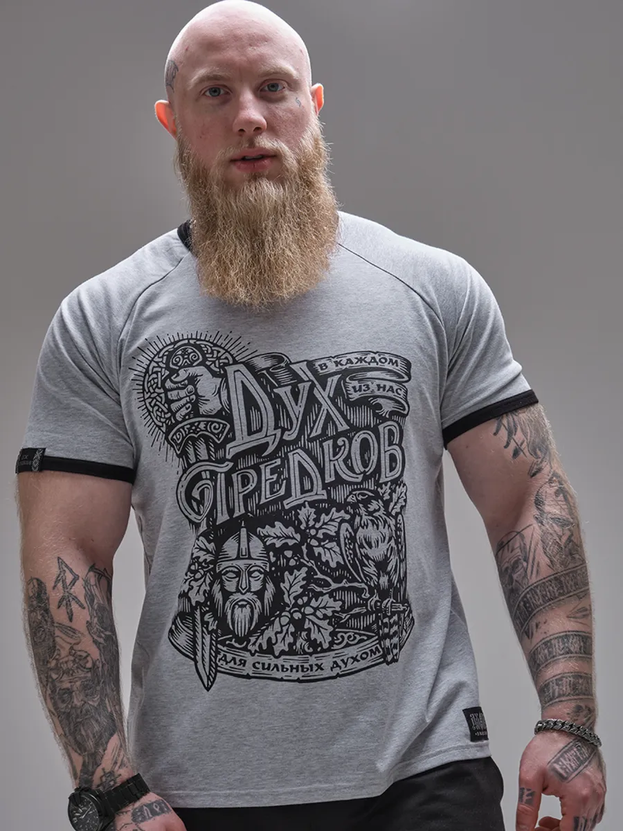 Футболка с принтом Сокол