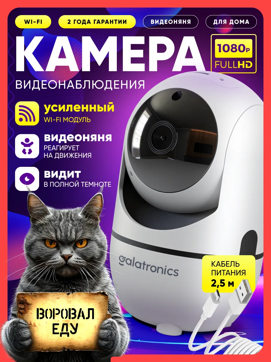 Камера видеонаблюдения для дома wi-fi