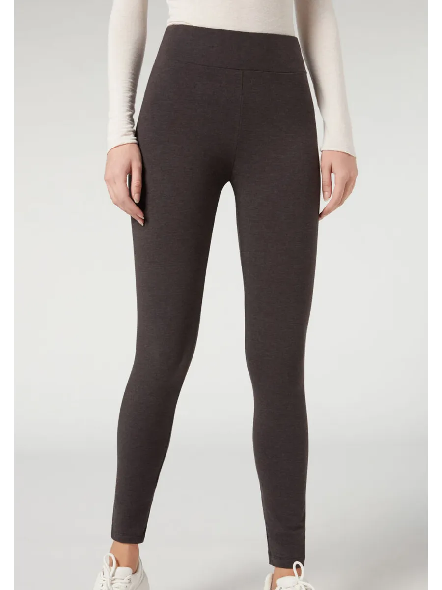 Леггинсы плотные колготы теплые с термоэффектом