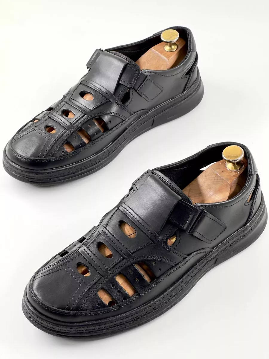 Сандалии натуральный нубук сменная обувь в школу