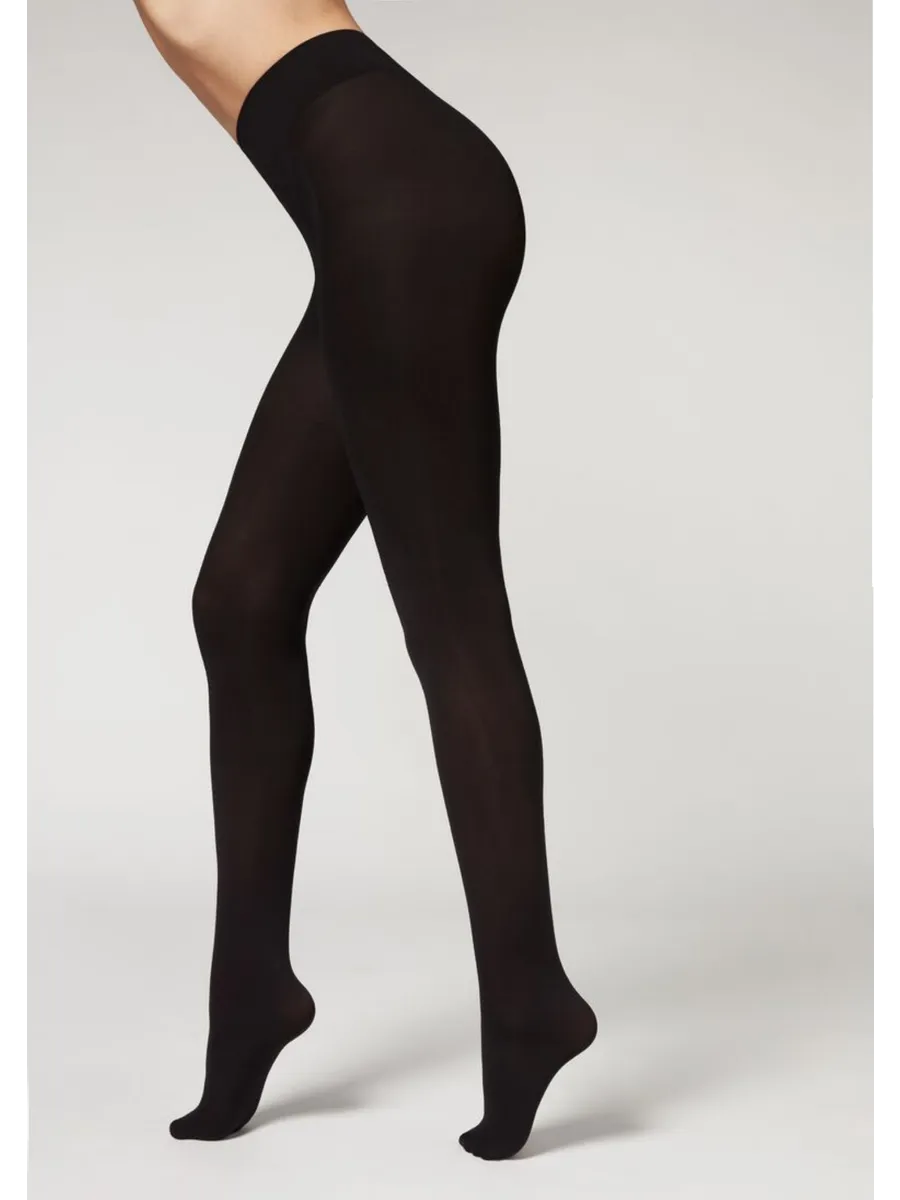 Колготки плотные матовые из микрофибры 100 Ден