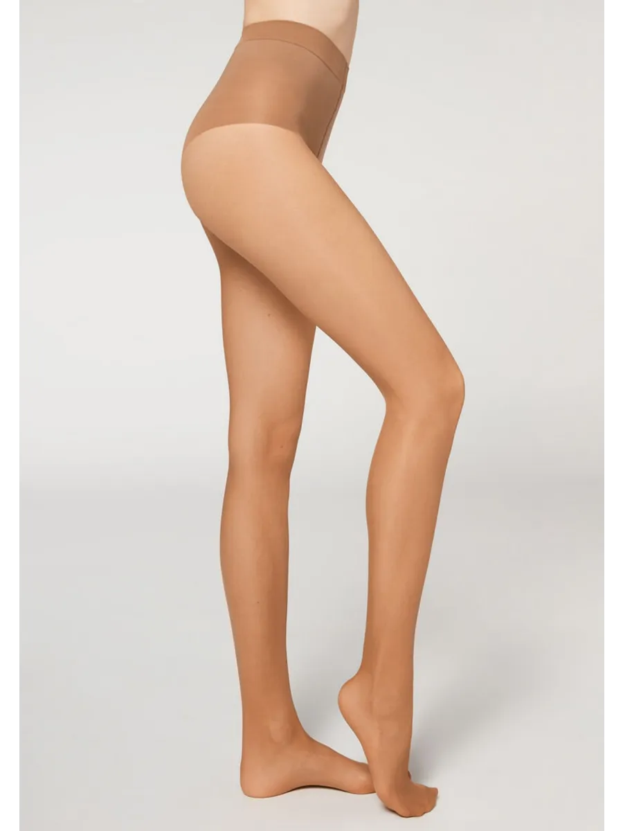 Колготки прозрачные матовые утягивающие 15 ден
