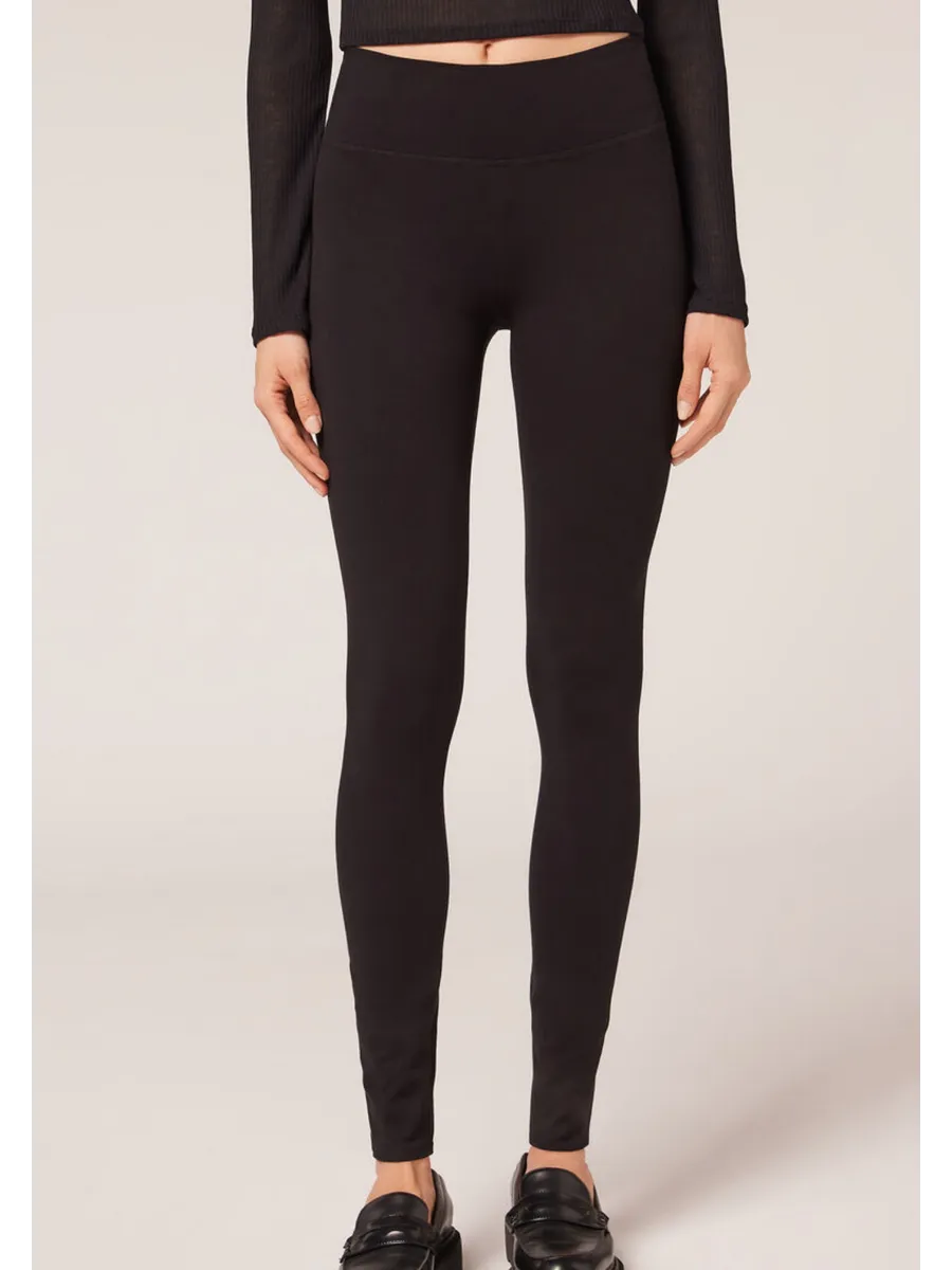 Леггинсы плотные колготы теплые с термоэффектом