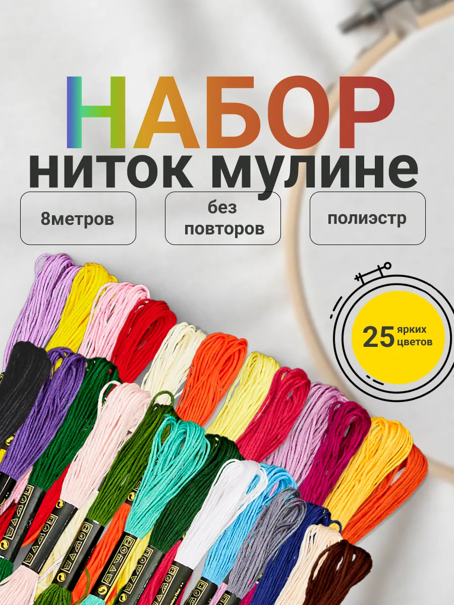 Набор ниток мулине