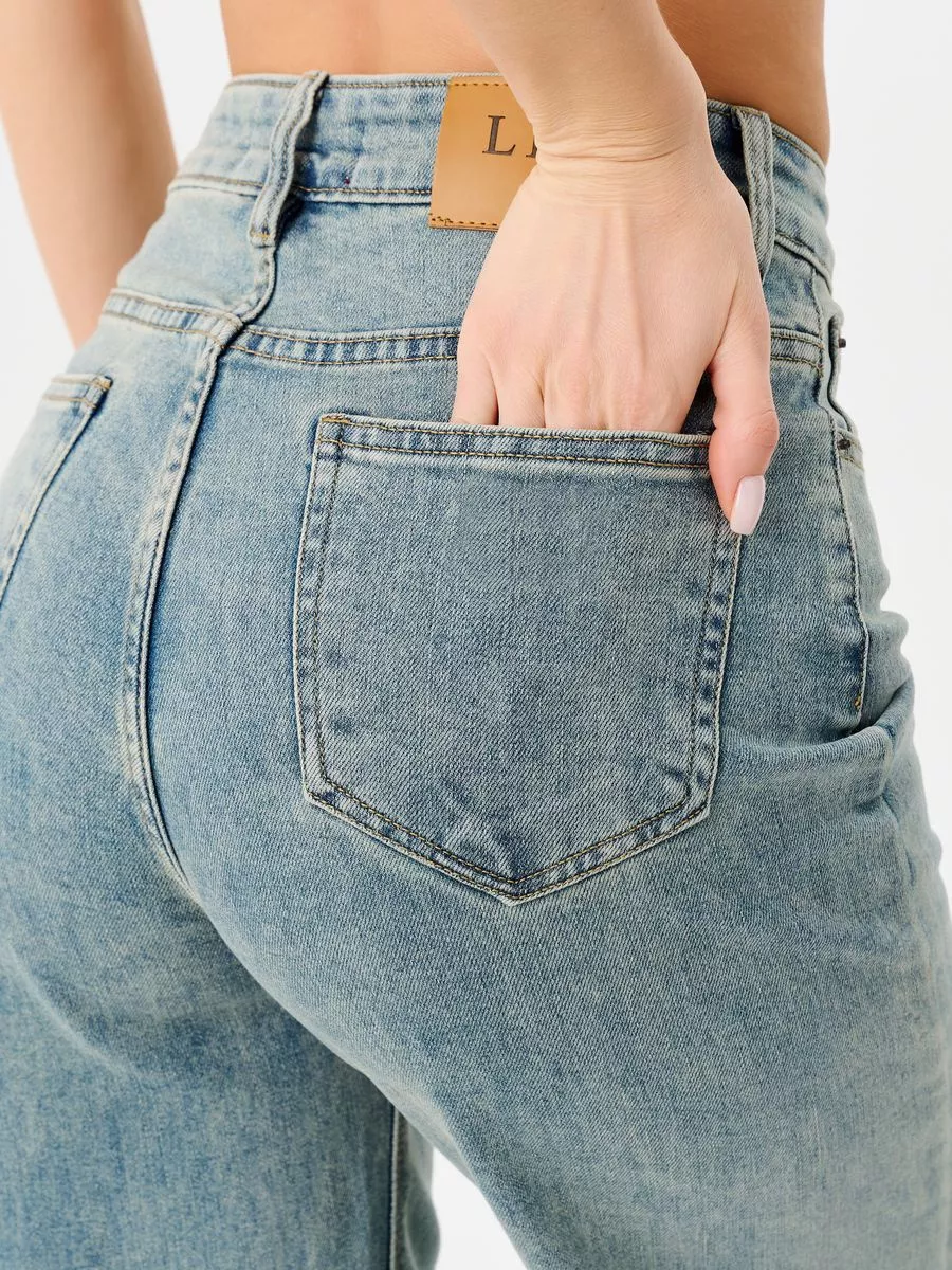 джинсы прямые трубы палаццо