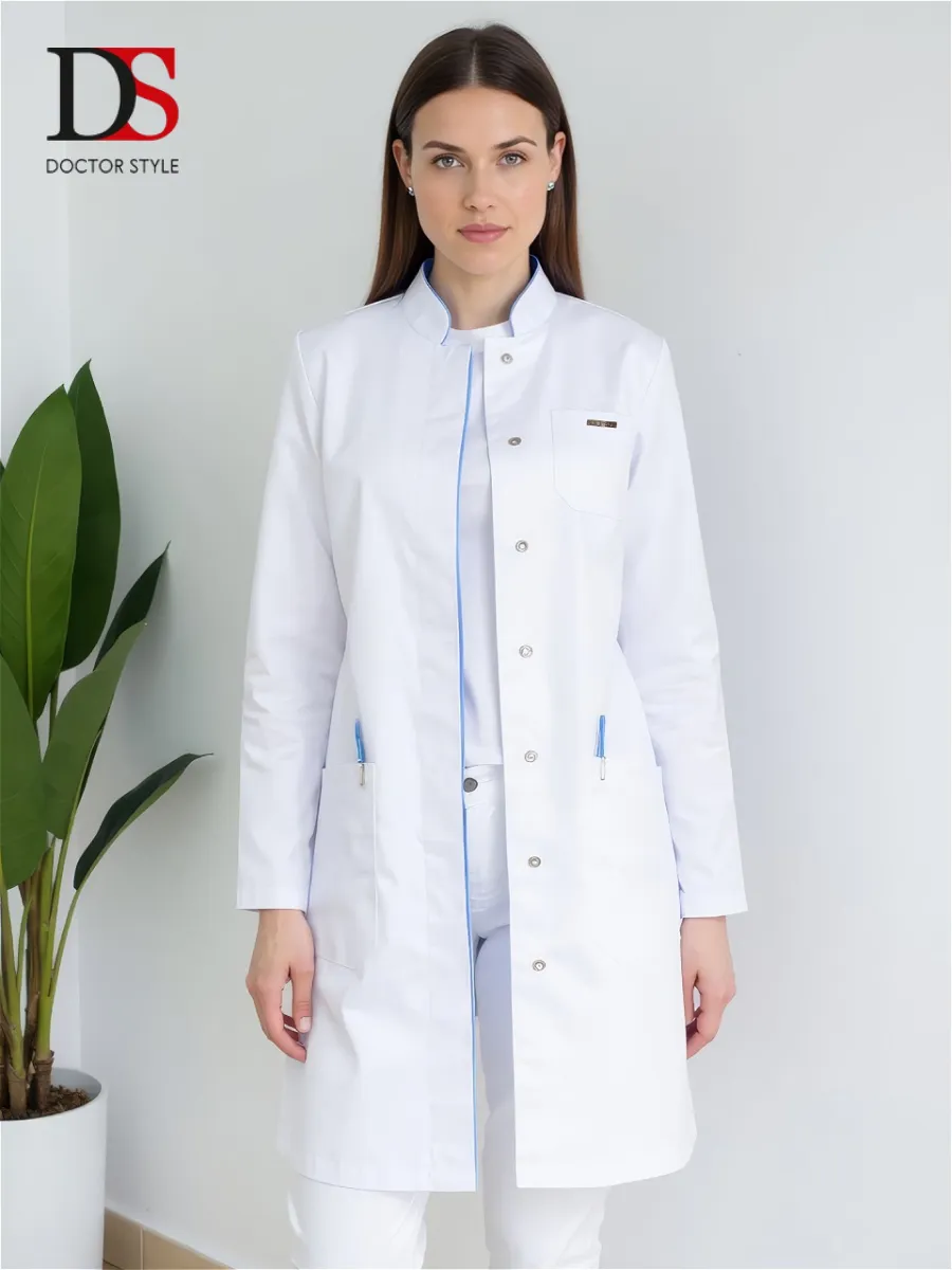 Халат медицинский с длинным рукавом Дольче
