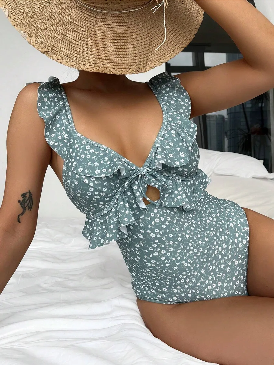 Купальник слитный утягивающий