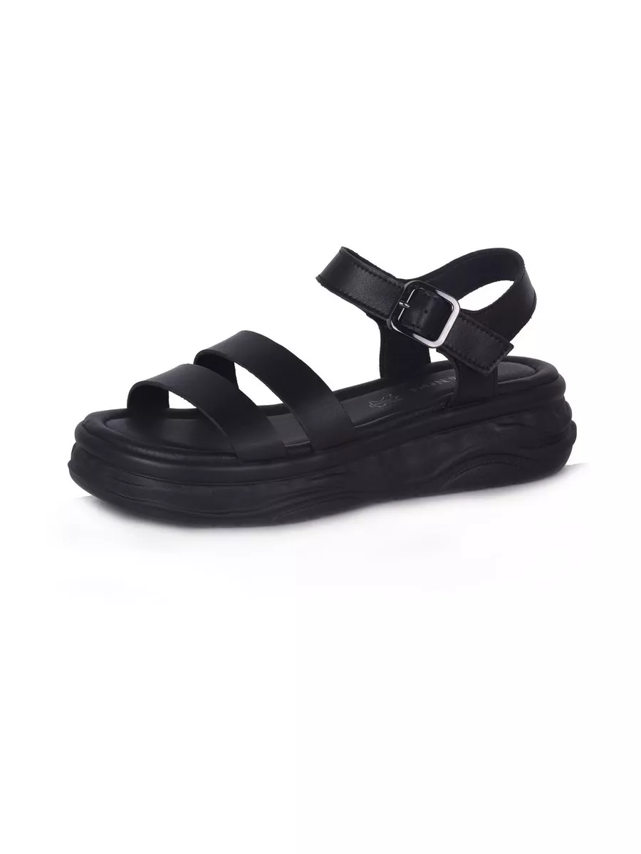 Босоножки женские летние на платформе натуральная кожа