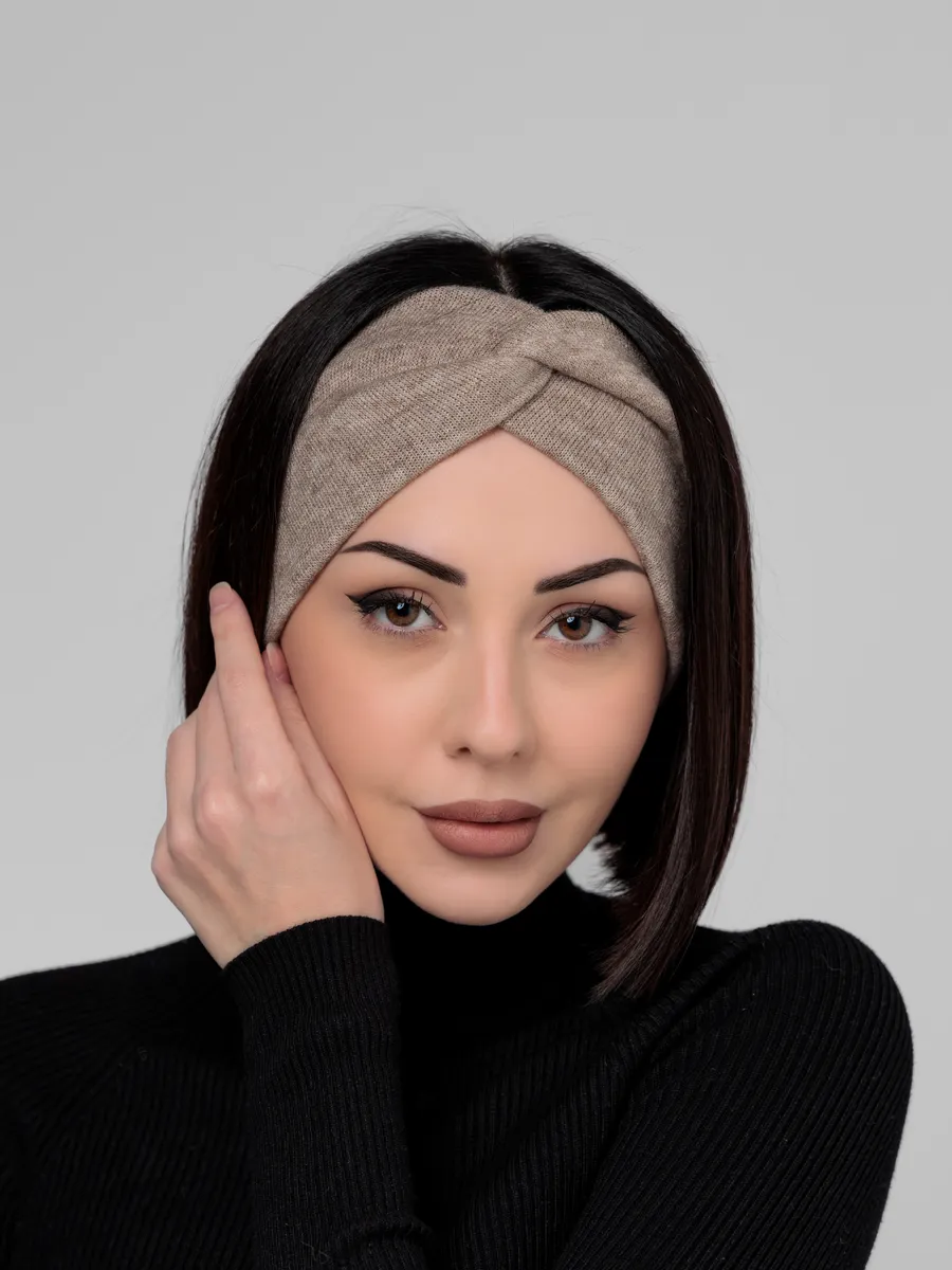 Повязка на голову теплая