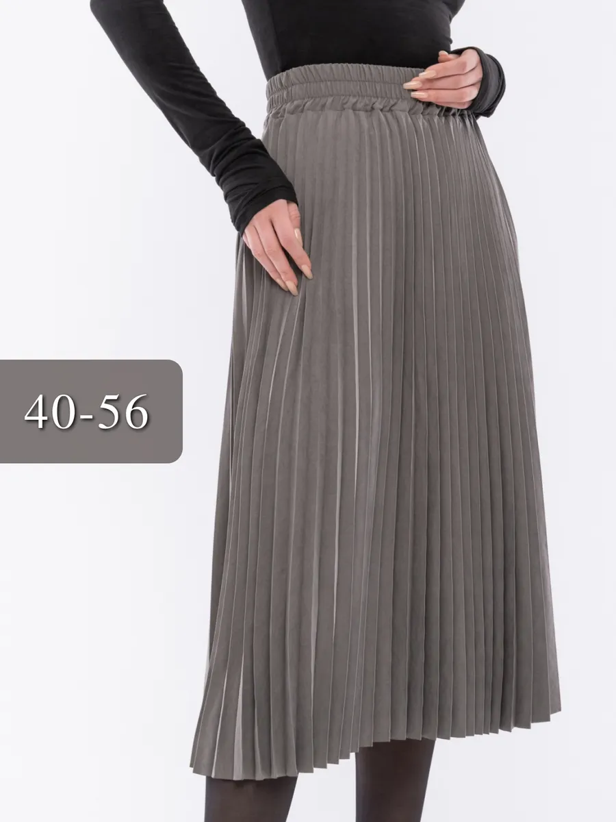 Юбка плиссе миди