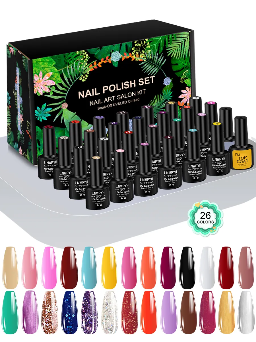 Гель лак для ногтей набор