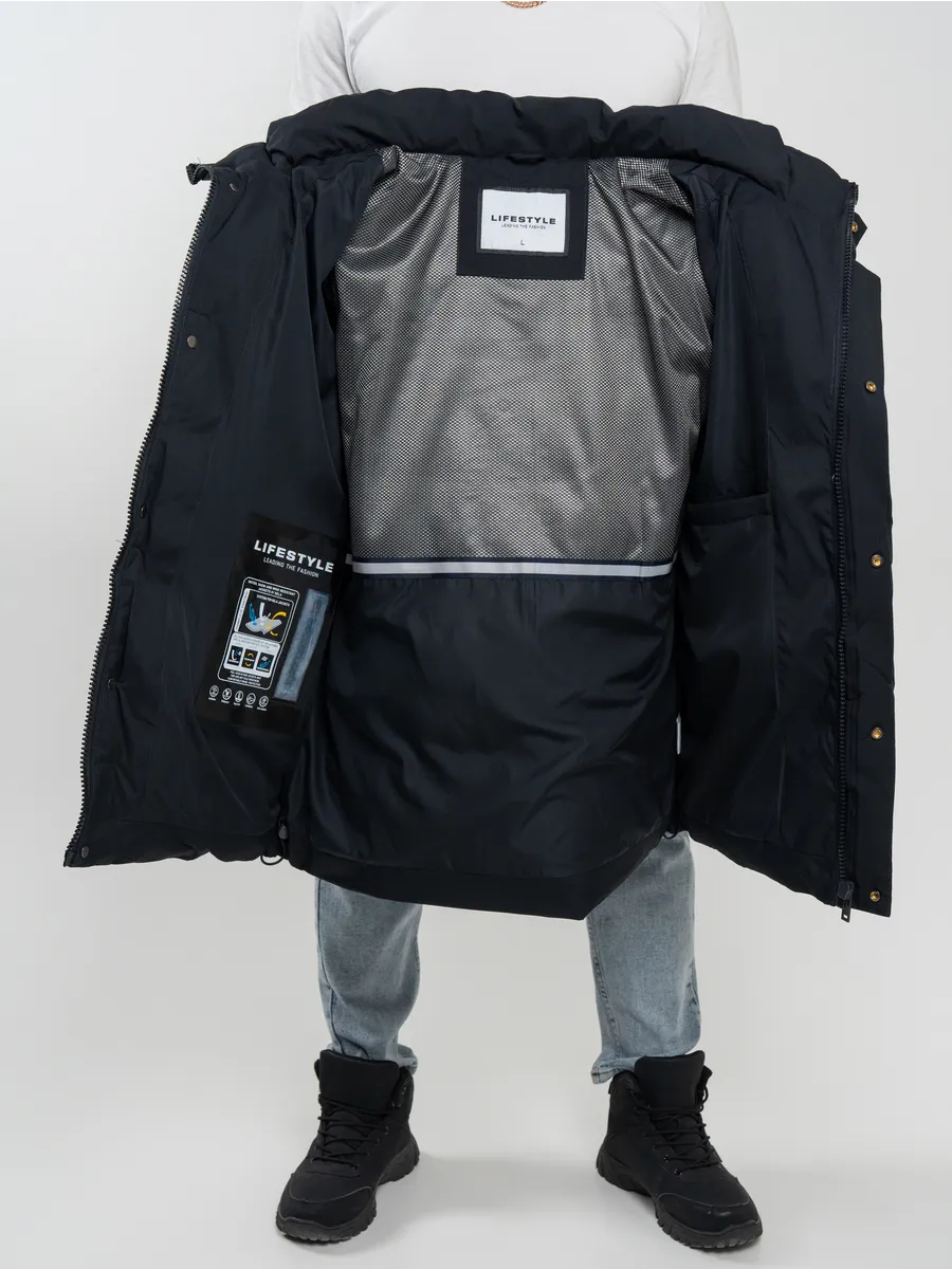 Пуховик мужской с капюшоном до - 30 градусов