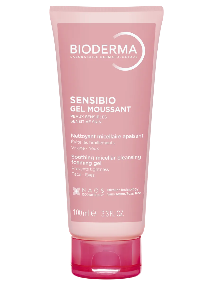 БИОДЕРМА СЕНСИБИО Очищающий гель для чувст. кожи, 100 мл