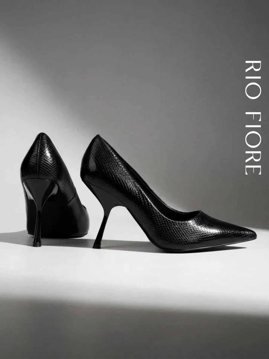 Туфли на каблуке шпильке лодочки вечерние