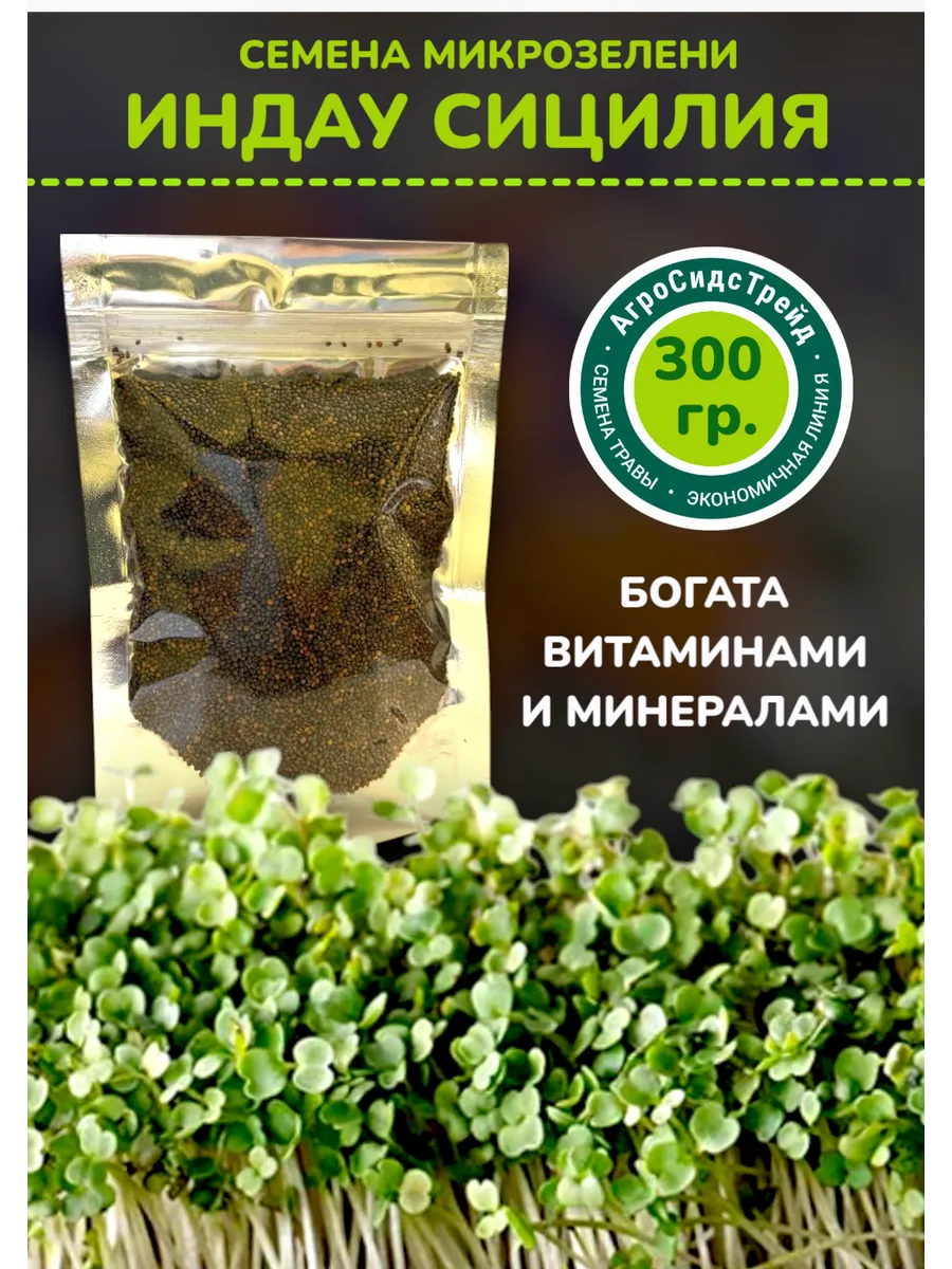 Индау ( Рукола) Сицилия 300 гр, микрозелень